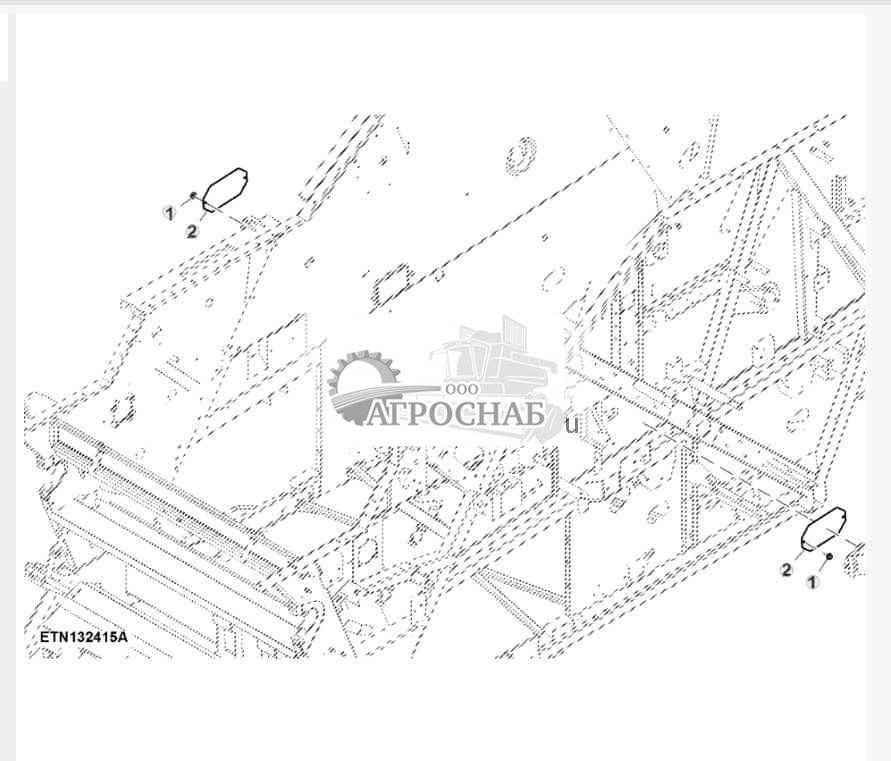 Крышка освещения зерноочистки 